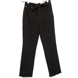 NWT! I.N.C. Black Straight Leg High Rise Jeans